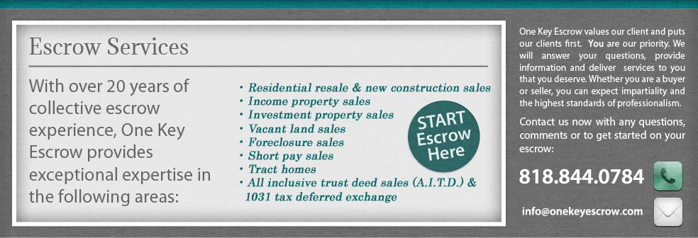 Welcome To One Key Escrow